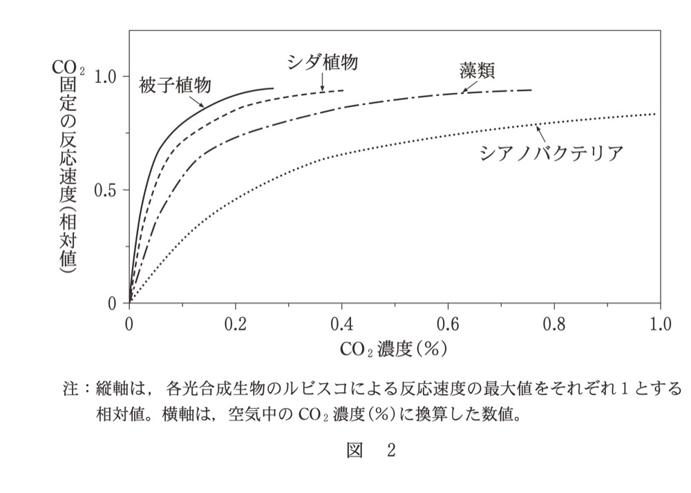BI-PAST4-R6-RUBISCO-CO2の問題図版